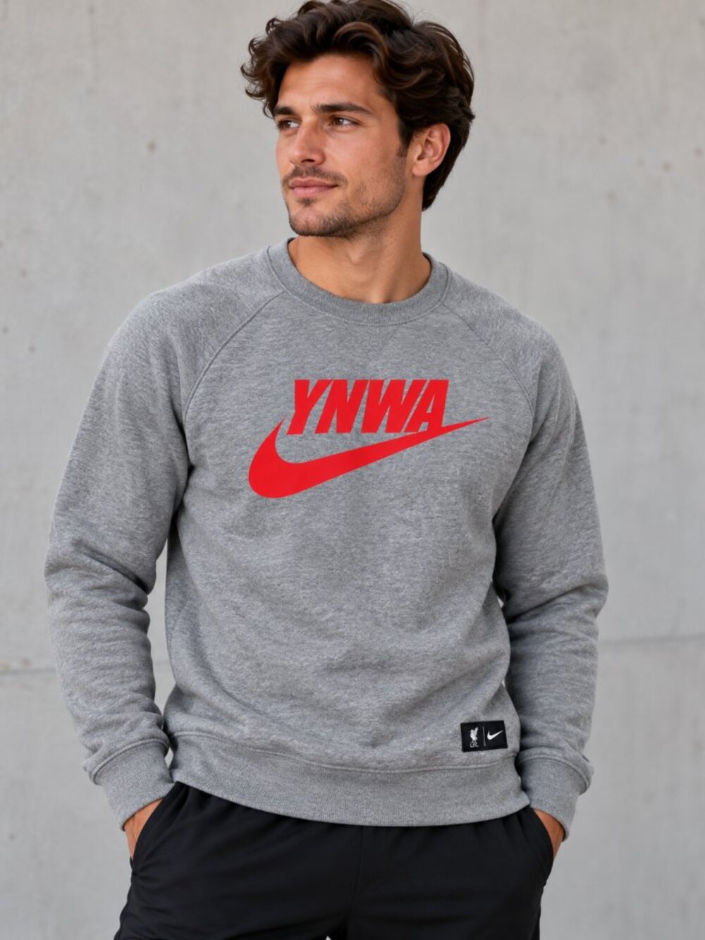 Nike Liverpool FC YNWA Crewneck Sweatshirt Men's Large NWT